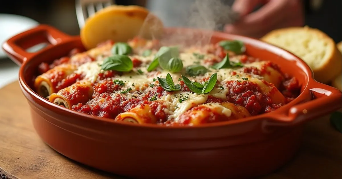 beef manicotti recipe
